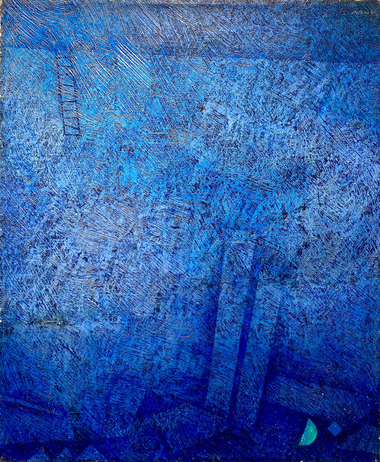 Mordechai Ardon , Sunken Carsarea , 65 x 54 cm