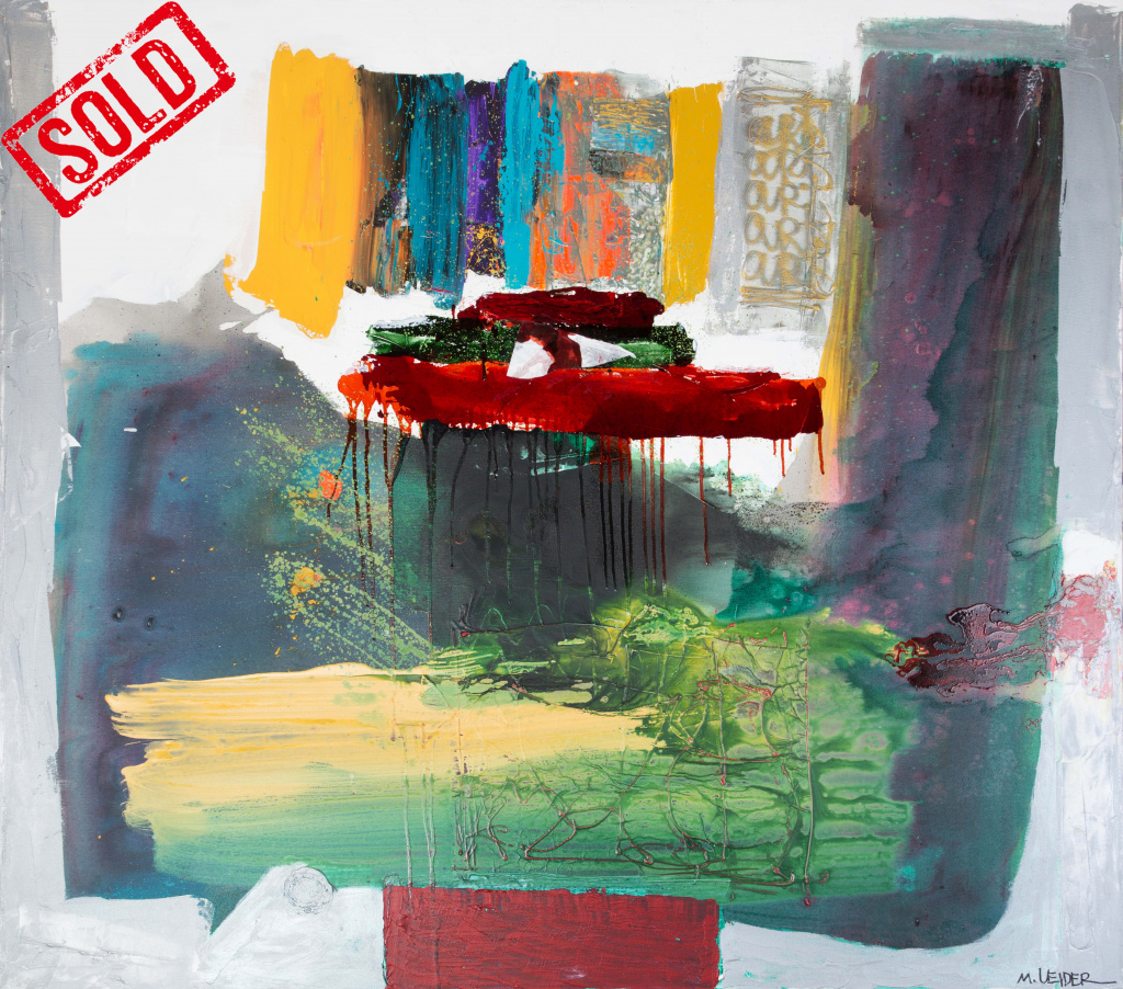 “Abstract with red line”