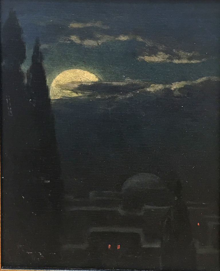 Moonlight Over the Temple Mount