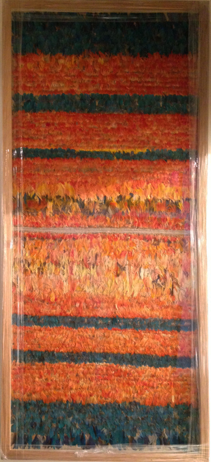 Feathers - full size with frame - Kings Gallery - Jerusalem - Fine art - International art - Gallery in Israel.