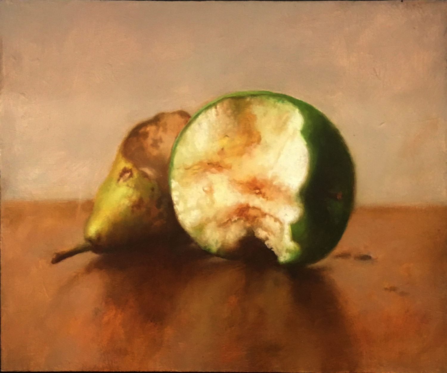 “Apple and Pear” by Kim Tkatch