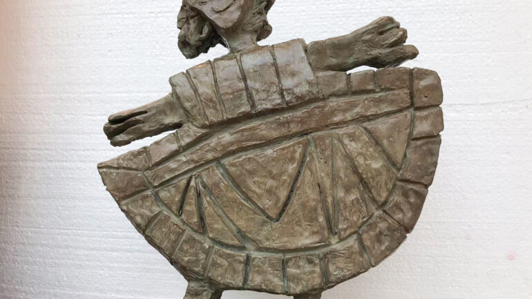 Meir Pichhadze - Dancer - Bronze sculpture - Jerusalem - Kings Gallery - Art.