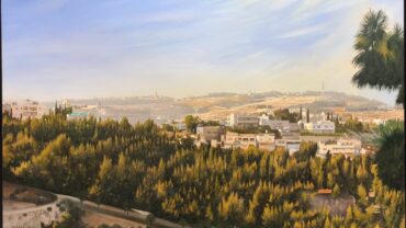 Itzchak Pressburger - Jerusalem landscape - Gallery - Fine Art - Israeli Artist - Kings Gallery.