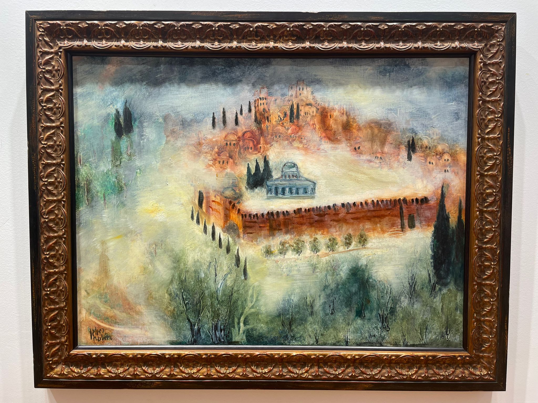 Reuven Rubin - Jerusalem - Gallery - Kings Gallery - Israeli artist - Oil painting.