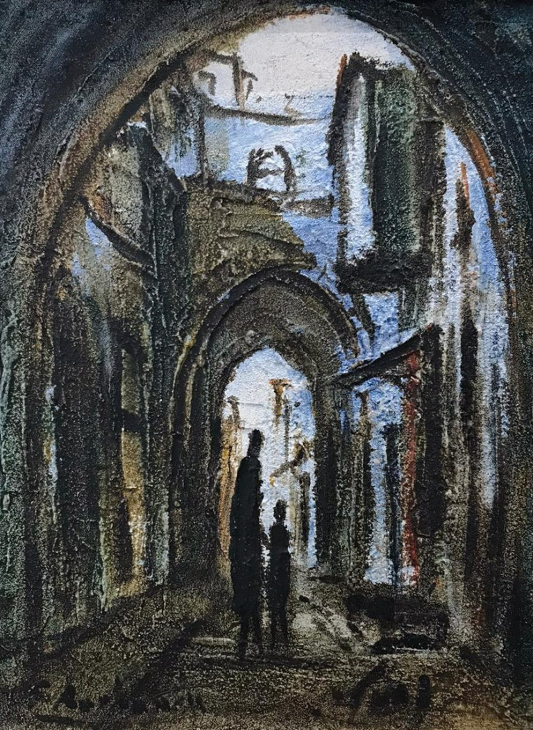 “Jerusalem alleyway”