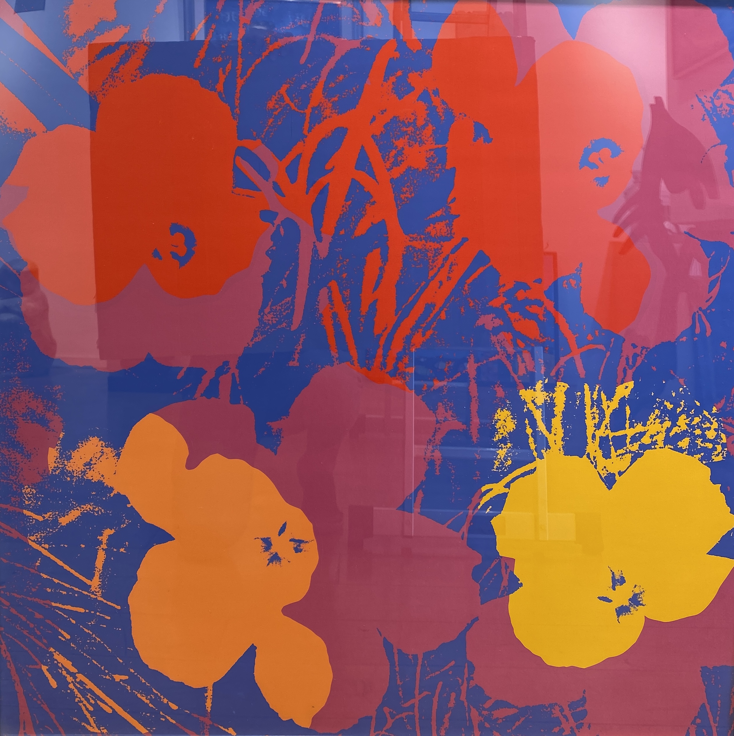 “Flowers print” by Andy Warhol