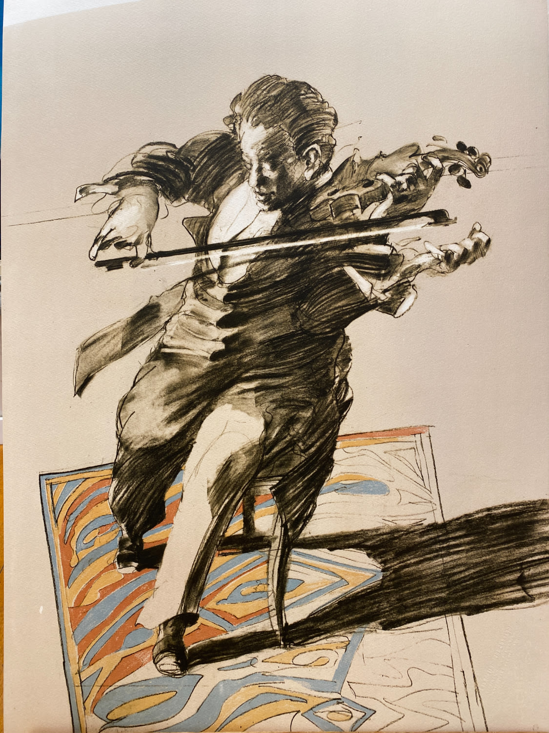 Fortissimo Weisbuch Claude, Lithography, 77x54 cm.
