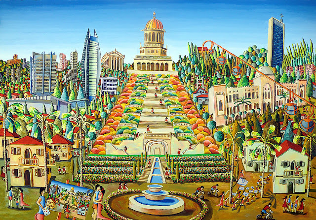 Raphael Perez - Haifa - Baháʼí World Centre - Kings Gallery - Jerusalem.