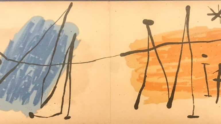 Joan Miro - Invitation - Print - 11x29 cm