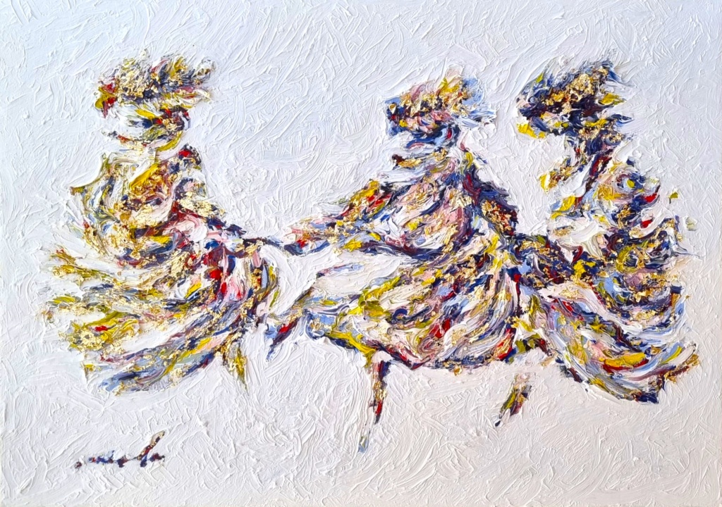 “Golden Chassidic dancing”