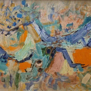 Zahava Lupu - Abstract - Oil on canvas - 68x98 cm