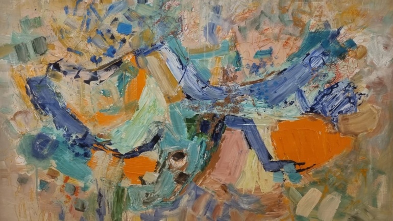 Zahava Lupu - Abstract - Oil on canvas - 68x98 cm