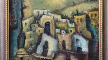 Albert Goldman - Safed - Oil on canvas - 60x50 cm