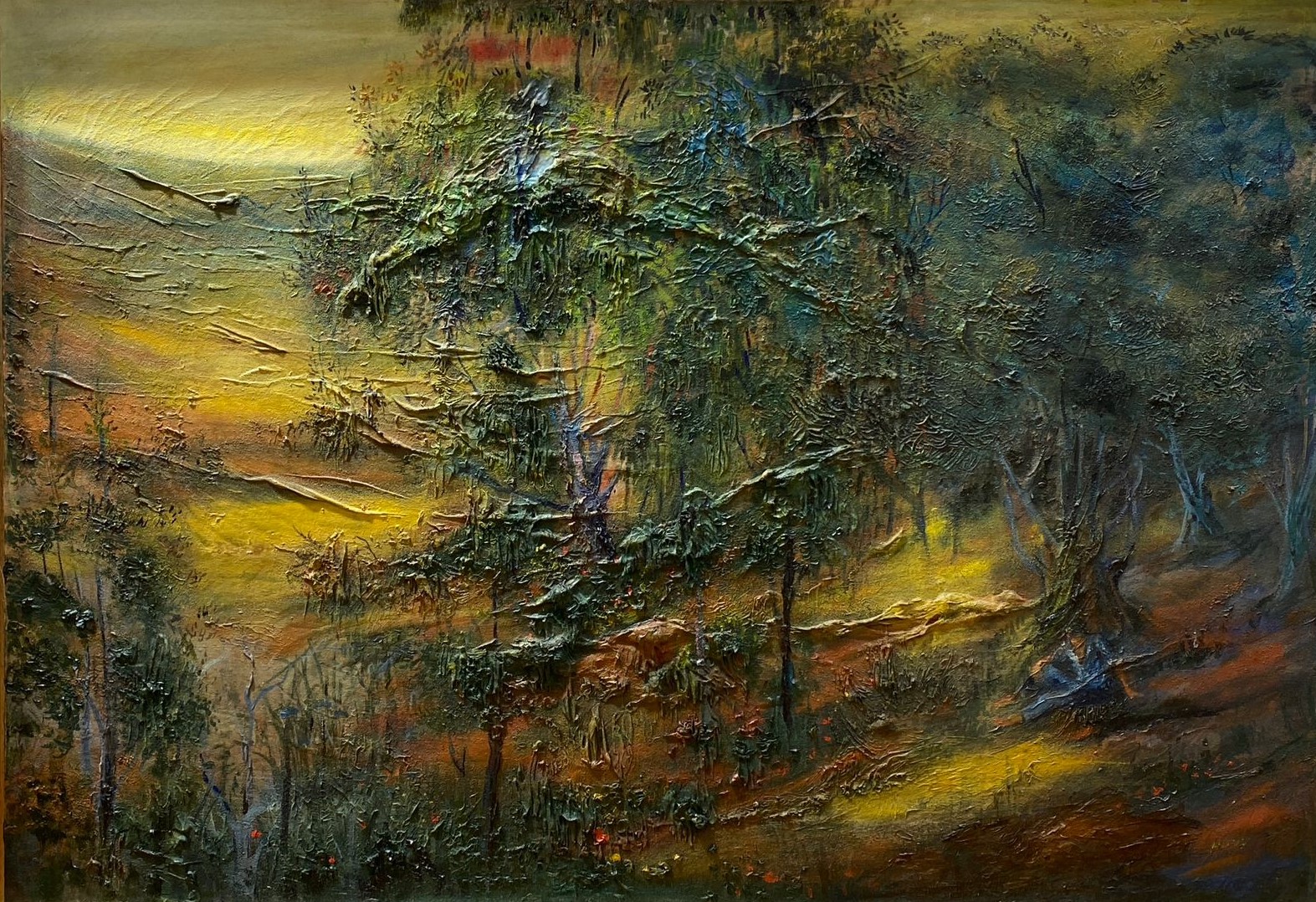 Huvy the Loner Oil on canvas 100x695 a