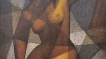 Unknown Artist - Woman Cubism - Oil on canvas - 73X60 cm