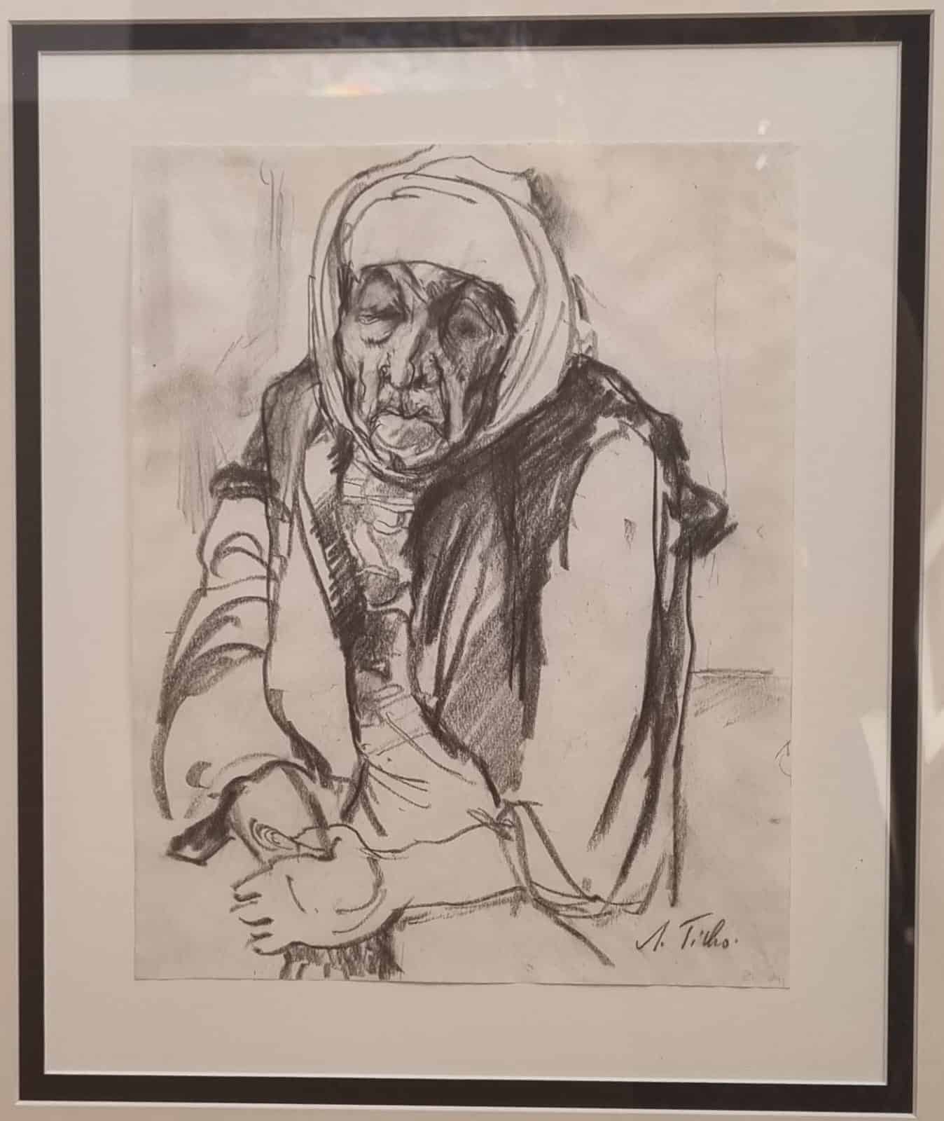 “Old Woman” by Anna Ticho