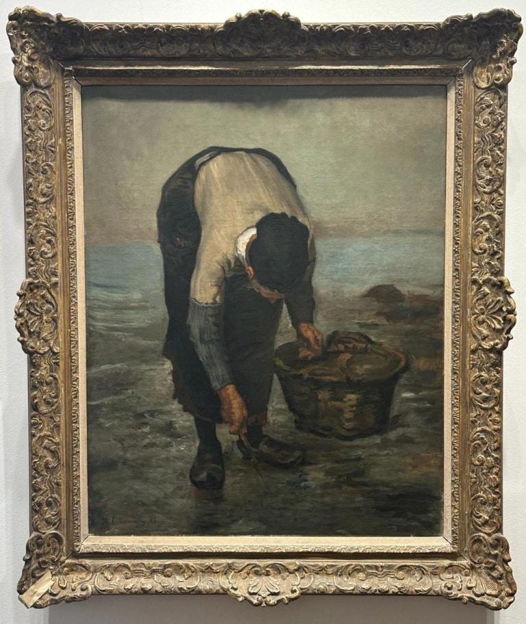 Max Libermann “Gathering cockles”