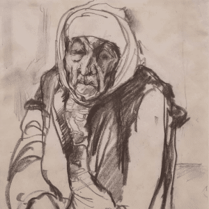 Anna Ticho - Old woman