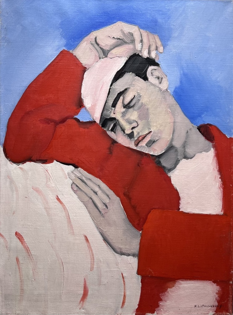 “Sleeping Man in Red”