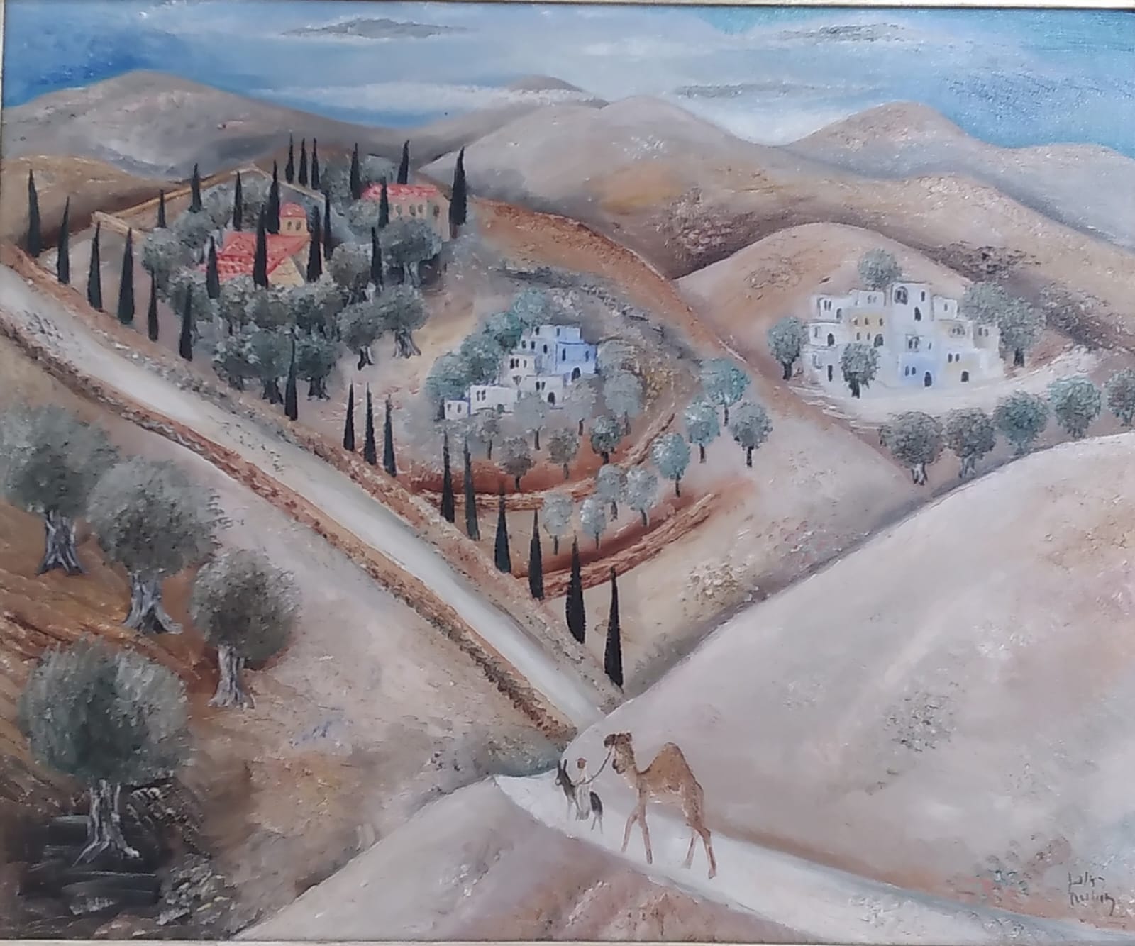 Reuven Rubin “On the Road to Beth Lehem”