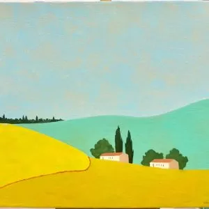 Itzu Rimmer - Emek Haelah - oil on canvas -30 x 40 cm.