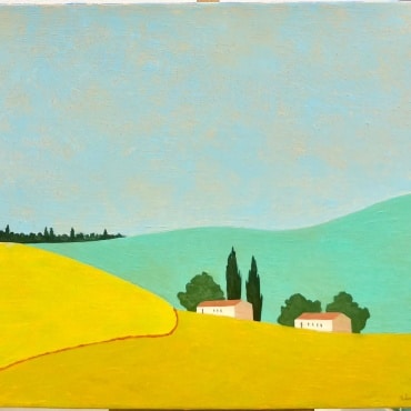 Itzu Rimmer - Emek Haelah - oil on canvas -30 x 40 cm.