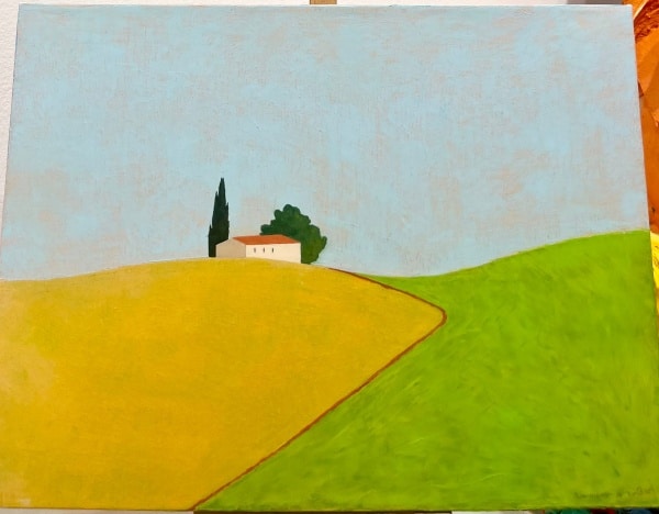 Itzu Rimmer - Negba - oil on canvas -30 x 40 cm