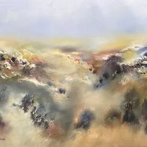 Ben Avraham Oil On Canvas 44 X 60