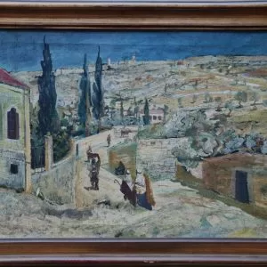 Ernst Huber Oil On Canvas 45x60 Cm 20s
