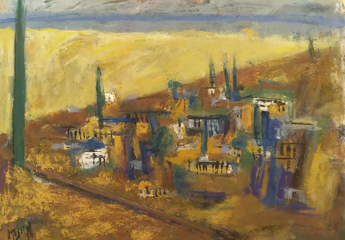 “Village 1948” by Marcel Janco
