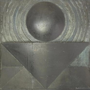 Sayed-Haider-Raza-Germination-2007-Bronze-49-x-49-x-6-cm.