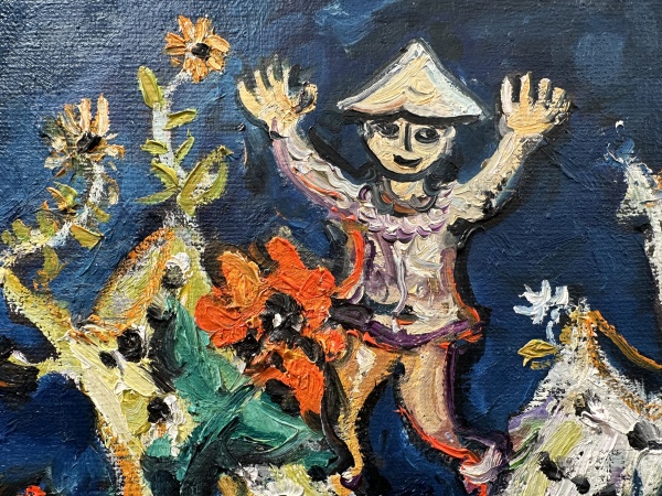 Yosl Bergner "Boy Flowers" - Image 4