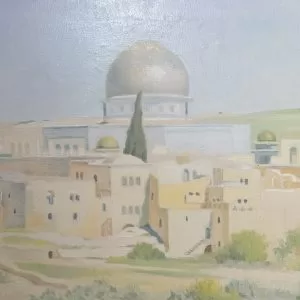 Shmuel Charuvi Jerusalem 1926 48 X 69 Cm Oil On Canvas D