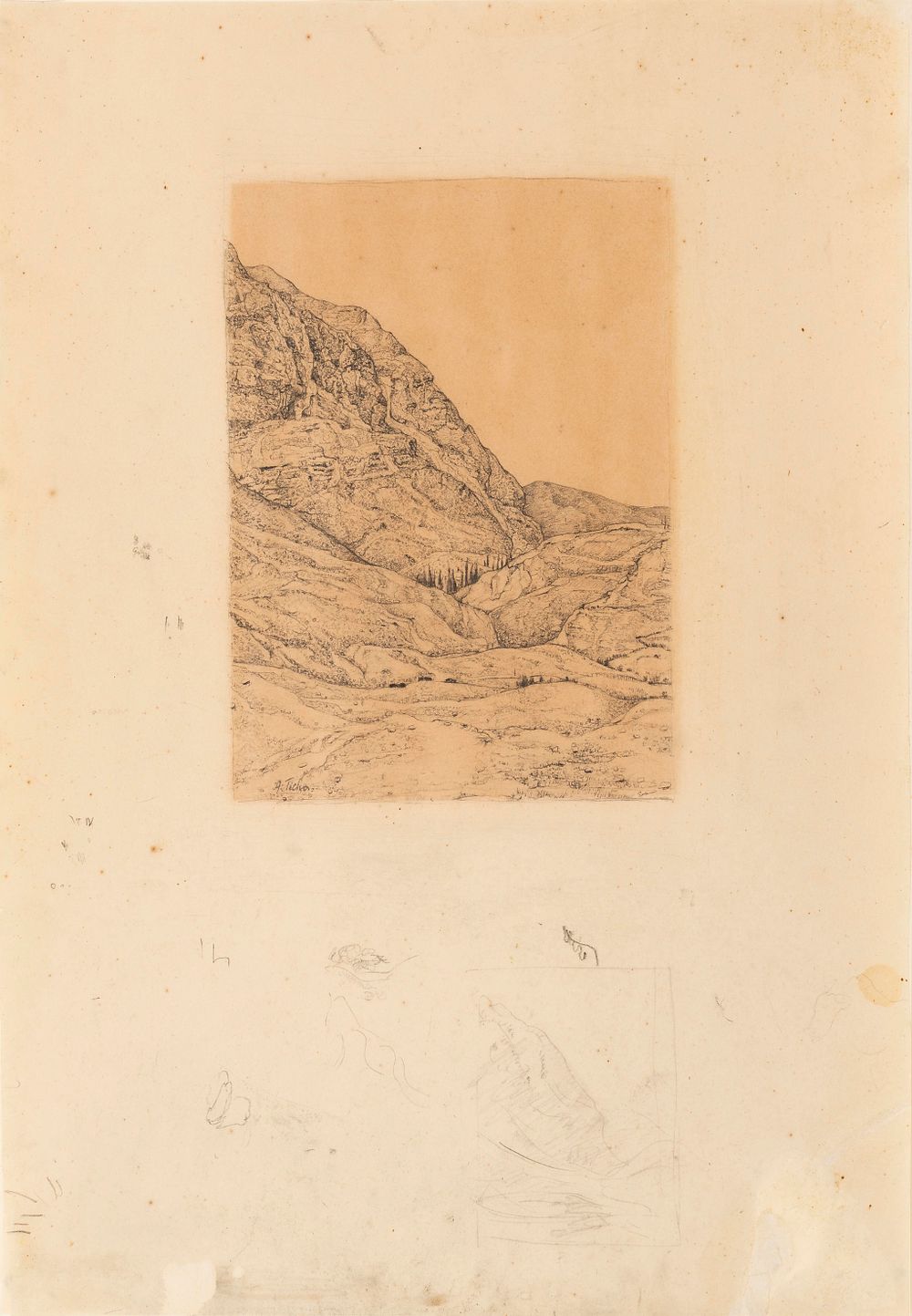 “Mountain Landscape” by Anna Ticho