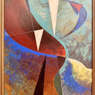 Groman-Dmitry-Geometric-shapees-oil-on-wood-56-x-46-cm-