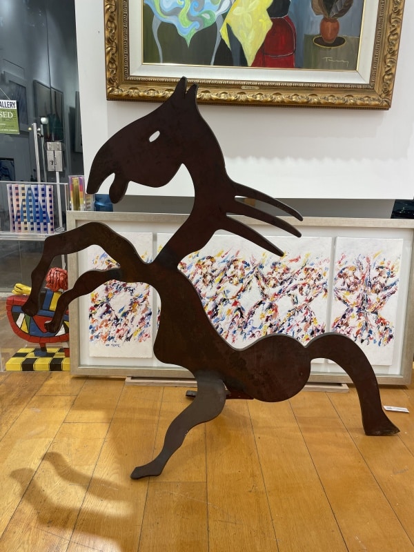 "Horse" by Menashe Kadishman