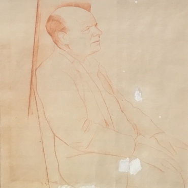 Pinchas-Litvinovsky-Bialik-Pencil-on-Paper-33-x-24.5-cm