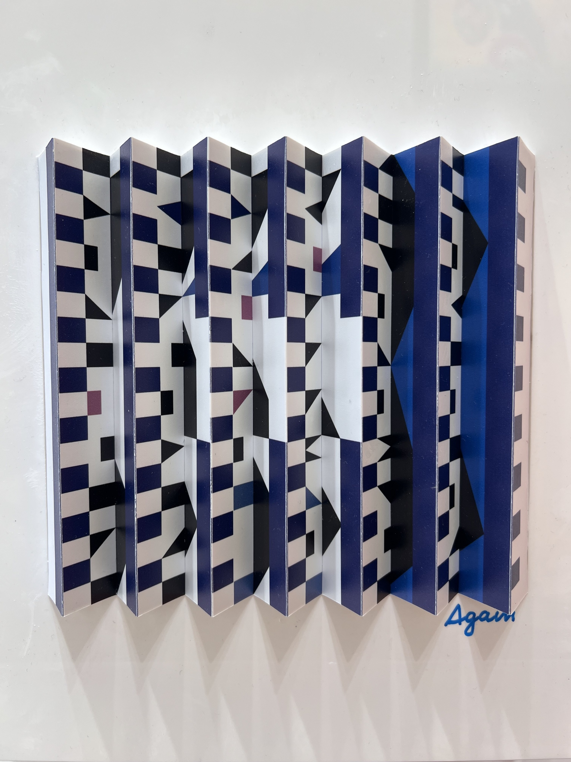 Yaacov Agam “Checkered Flow”