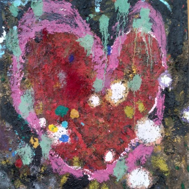 Cabessa-Amit-Heart-oil-on-canvas-110-x-110-cm.j