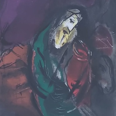 Marc-Chagall-Jeremiah-lithography-35-x26-cm