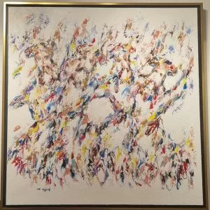Ora-Nissim-Hassidic-Dance-oil-on-canvas-100-x-100-cm