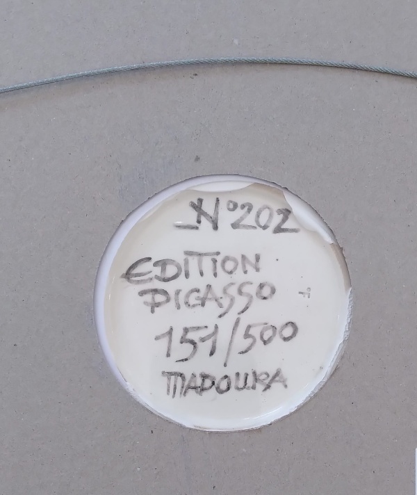 "Plate N. 202" - Pablo Picasso - Image 2