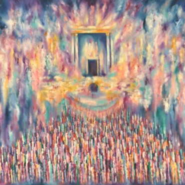 Sasson-Hila-Ahavat-Hinam-oil-on-canvas-100-x-140-cm