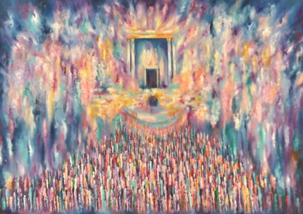 Sasson-Hila-Ahavat-Hinam-oil-on-canvas-100-x-140-cm