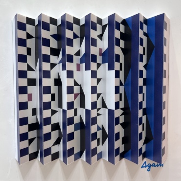 Yaacov-Agam-Checkered-Flow-Polygraph-17-x-19-CM