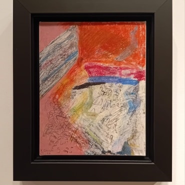 Arieh-Aroch-Untitled-1966-Oil-pastel-on-paper-30x23-cm-