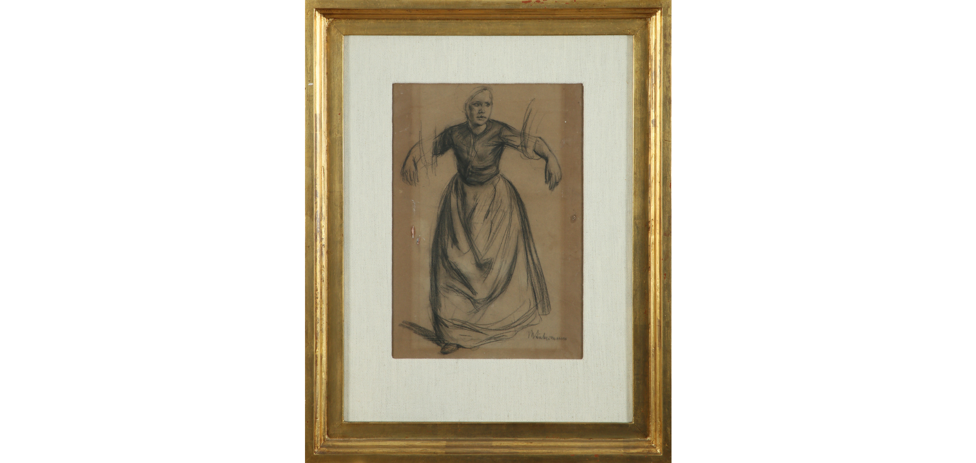 Max Libermann “Young girl”