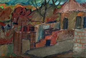 Pinchas-Litvinovsky-Jerusalem-Houses-oil-on-canvas-35x50-cm.