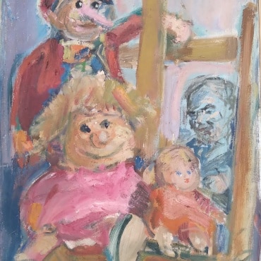 Yehoshouah-Front-Autoportrait-on-the-Battlefield-oil-on-canvas-80-x-60-cm.