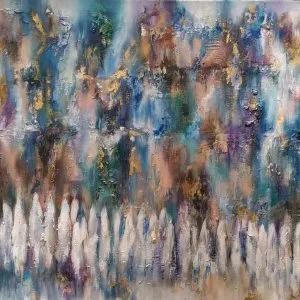 Ora-Nissim-Cohanims-Blessing-at-the-Kotel-2025-oil-on-canvas-75-x-150-cm.